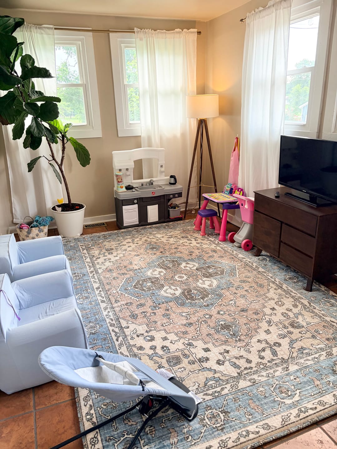 Customer photo review of Designer Relax Mat - 1.4" Thick Foam Base