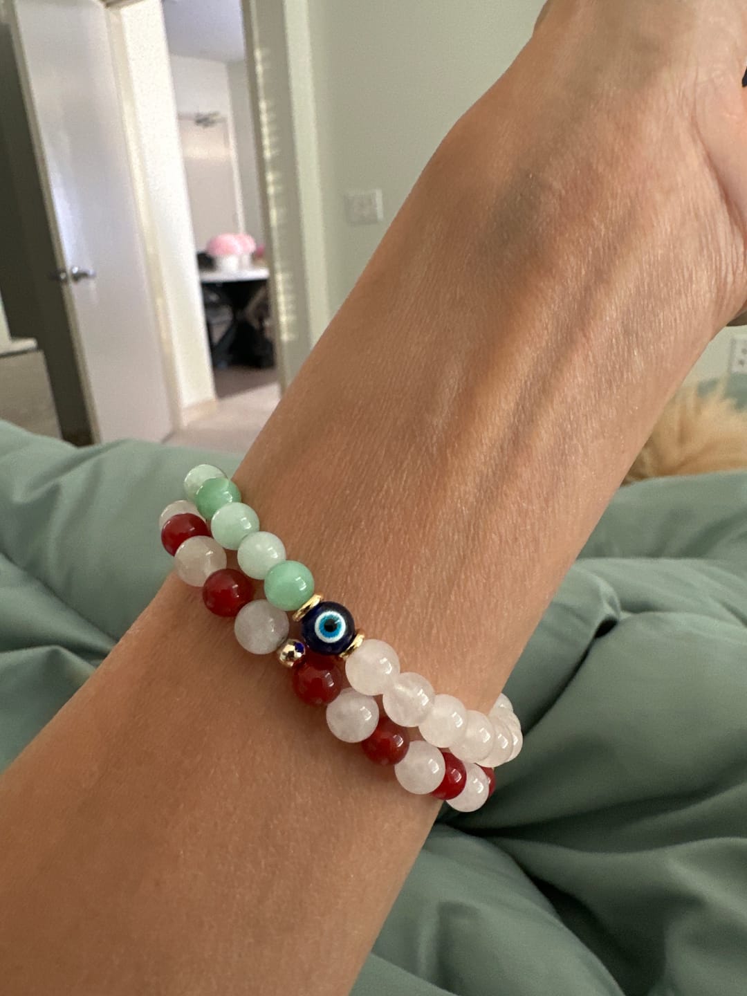 Customer photo review of Reconciliation Ritual Stack - Magnetic Love Return Set (REAL GOLD)