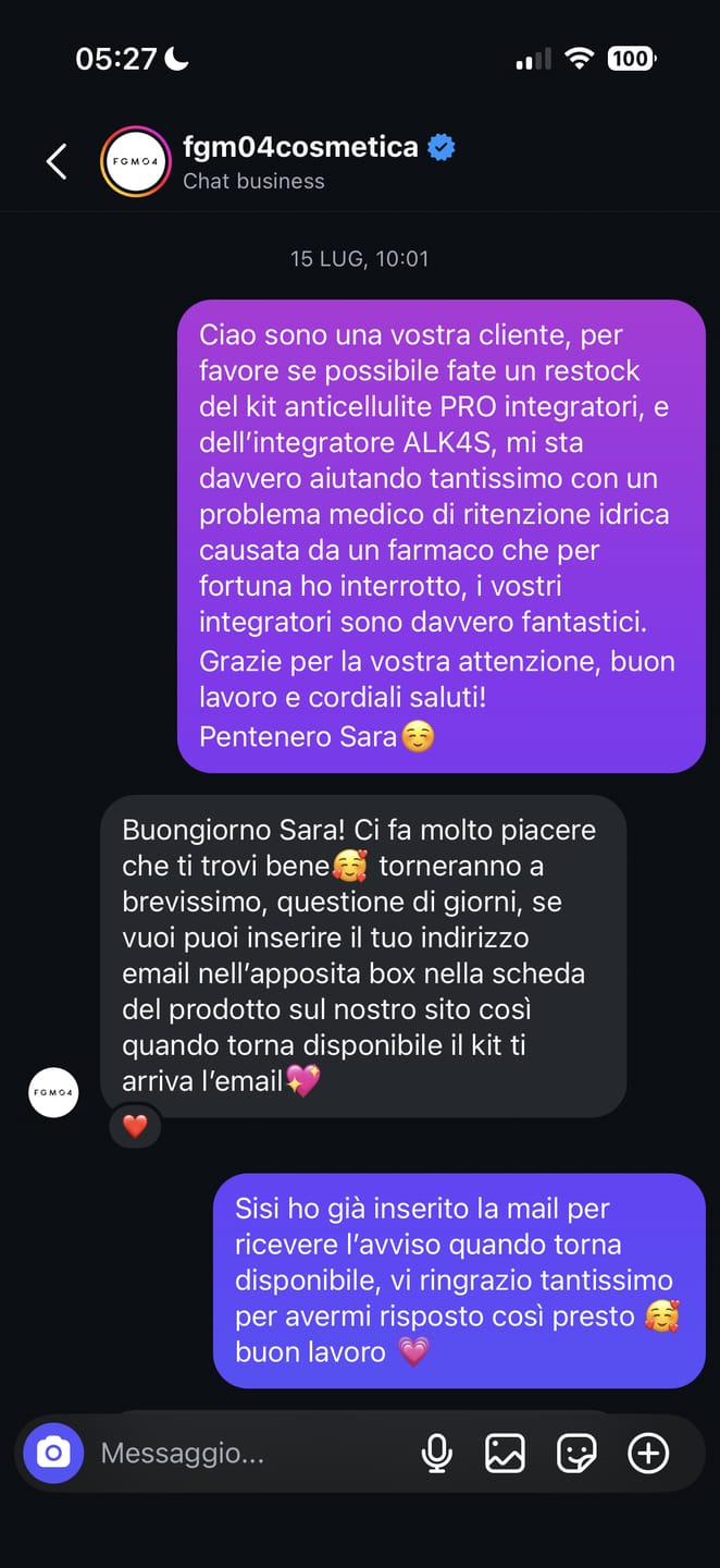 Customer photo review of KIT ANTICELLULITE PRO