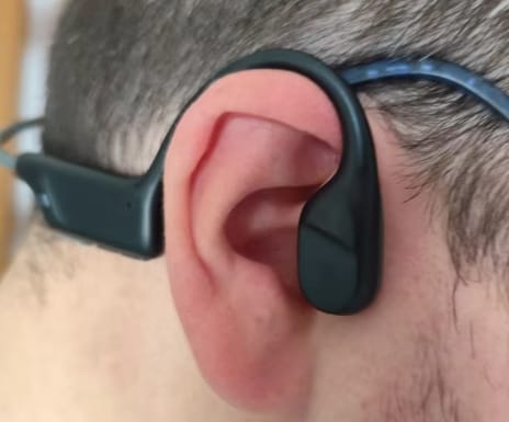 Customer photo review of Larrikin Shift™ Open-Ear Headphones