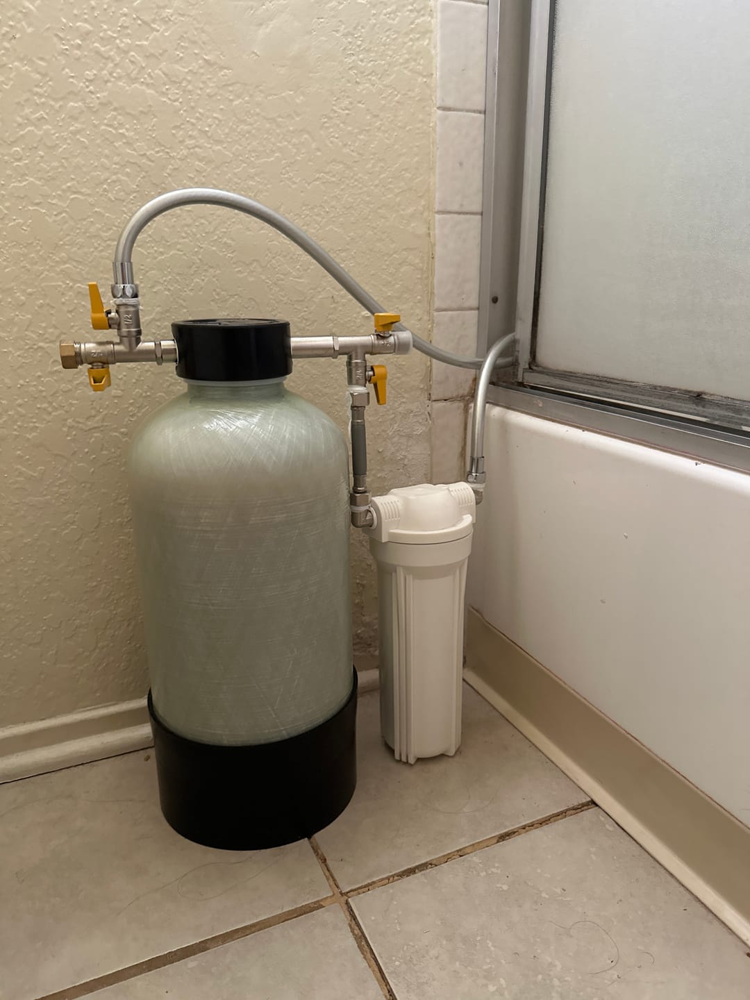 Customer photo review of Shower Water Softener System for Hard Water