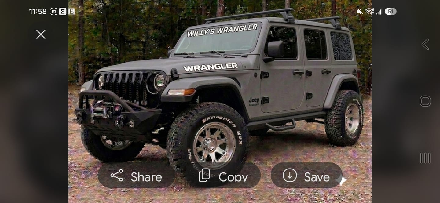 Customer photo review of Custom Hood Lettering | Set of 2