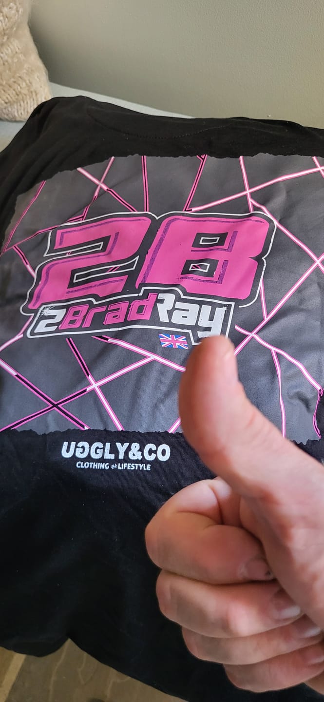 Customer photo review of Bradley Ray No.28 Tee
