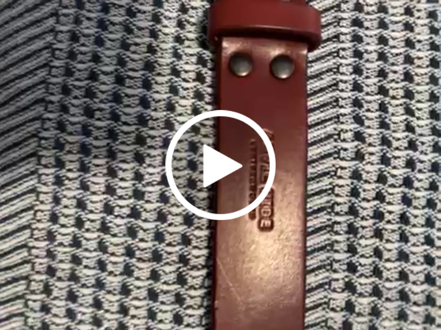 Customer video review of The Everyday Belt