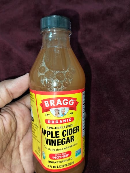 Customer photo review of Bragg Apple Cider 10 OZ / 295ML
