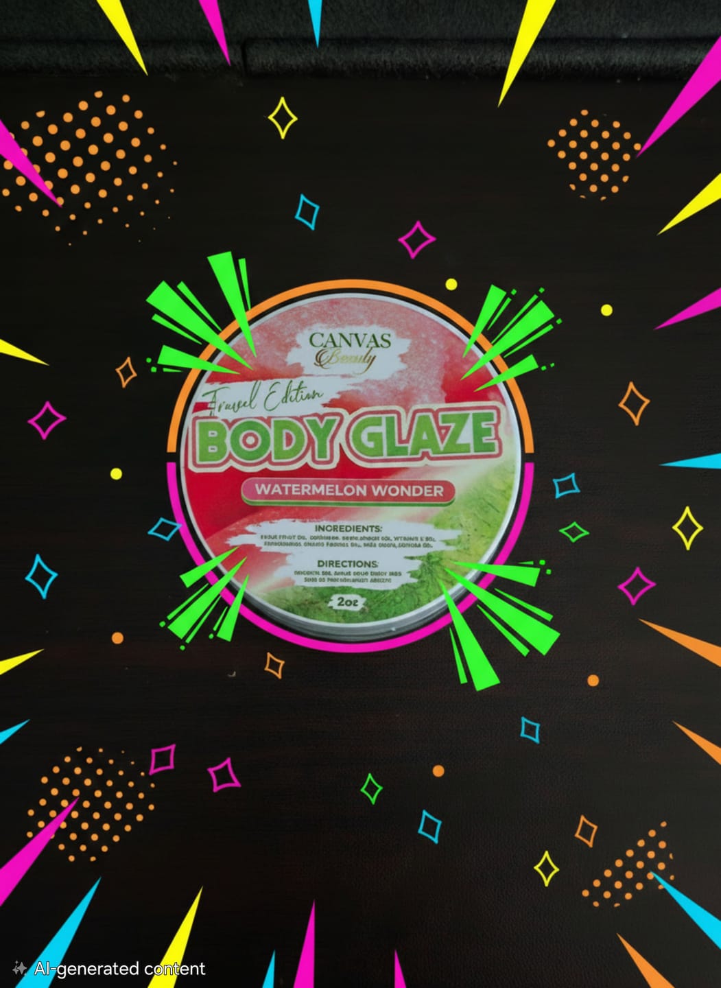 Customer photo review of (NEW) TRAVEL GLAZE: WATERMELON WONDER