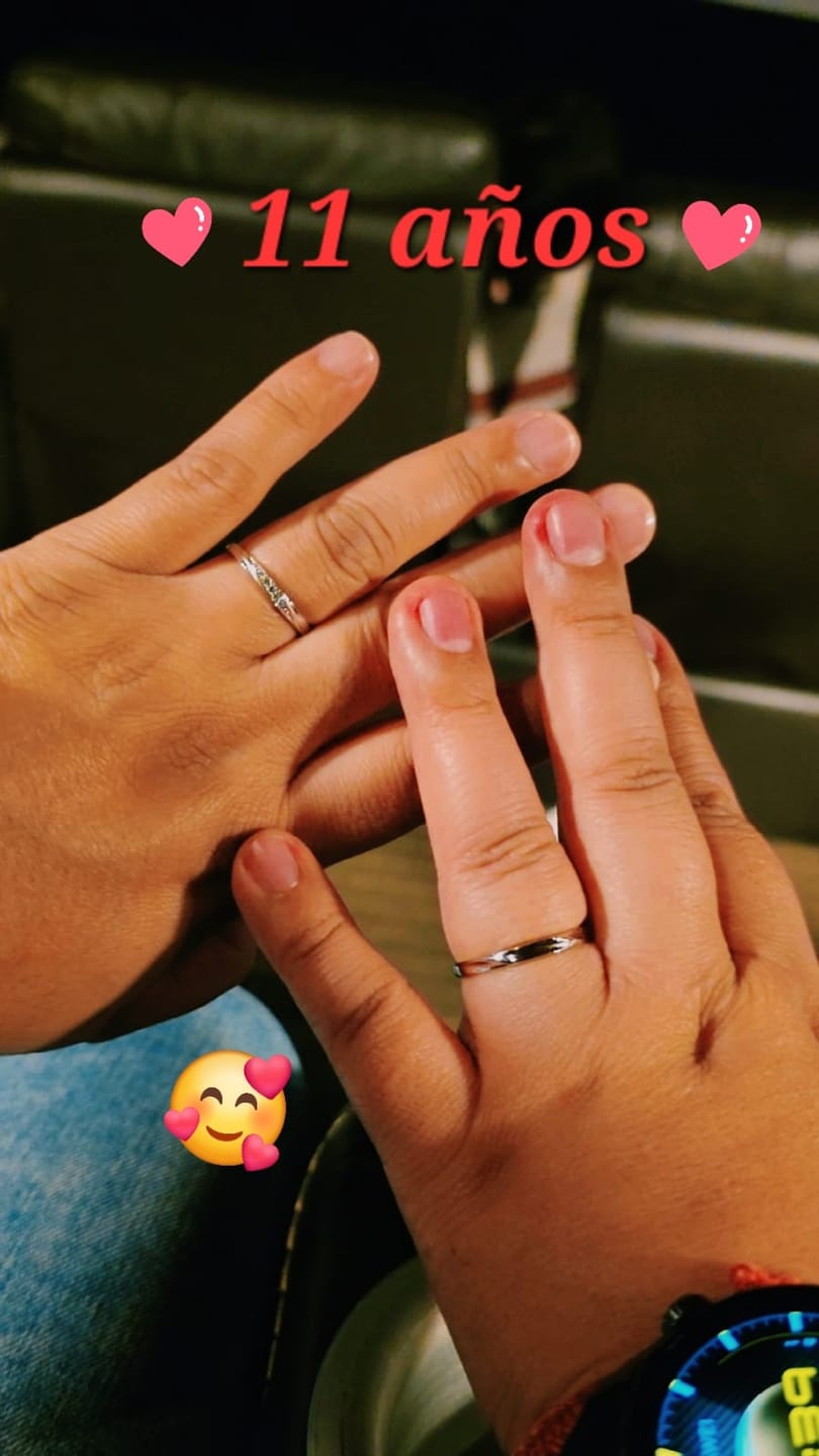 Customer photo review of Anillo Ajustable Pareja Classic Plata 925