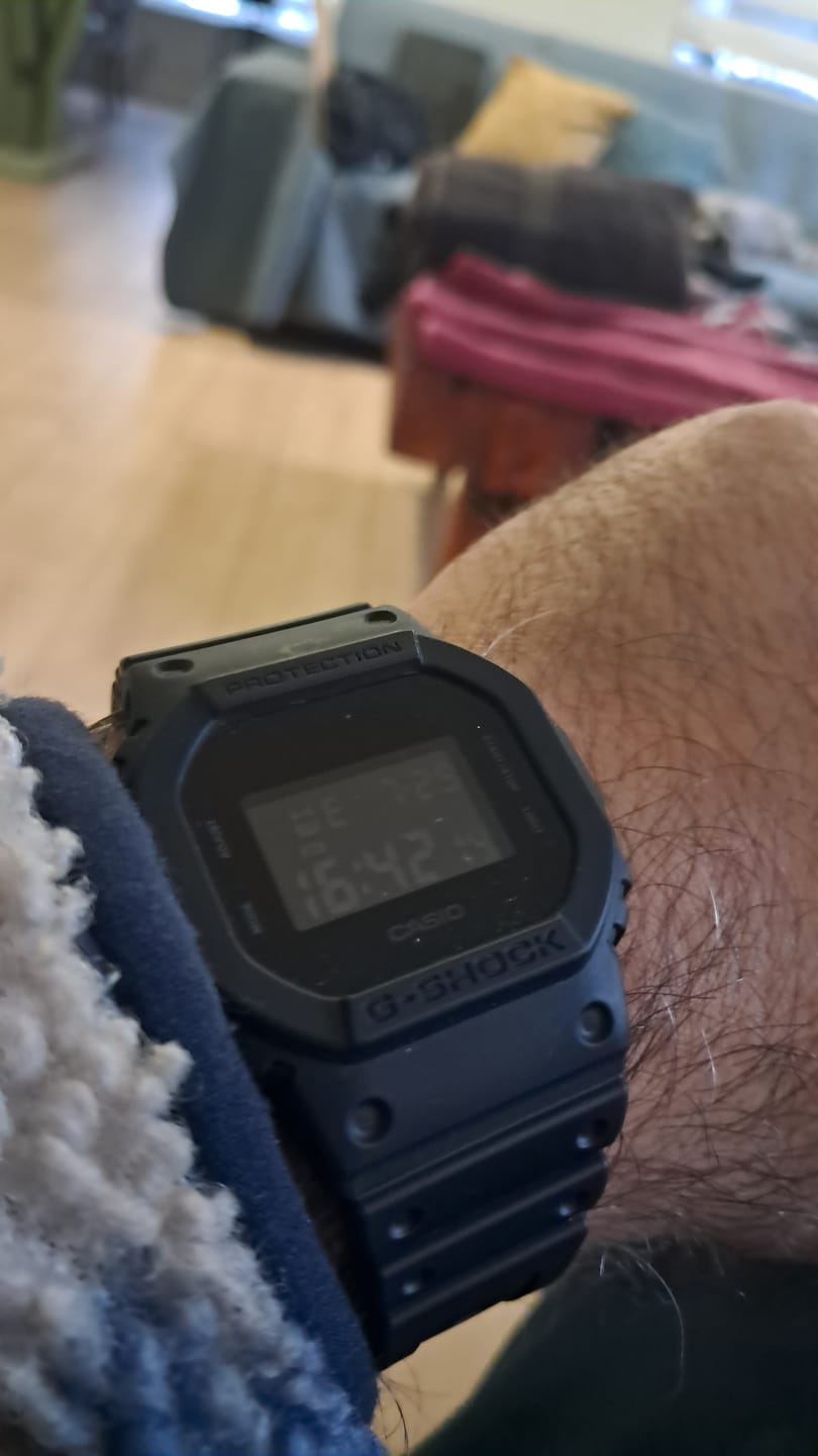 Customer photo review of Reloj Casio G-Shock Vintage DW-5600UBB-1 Negro