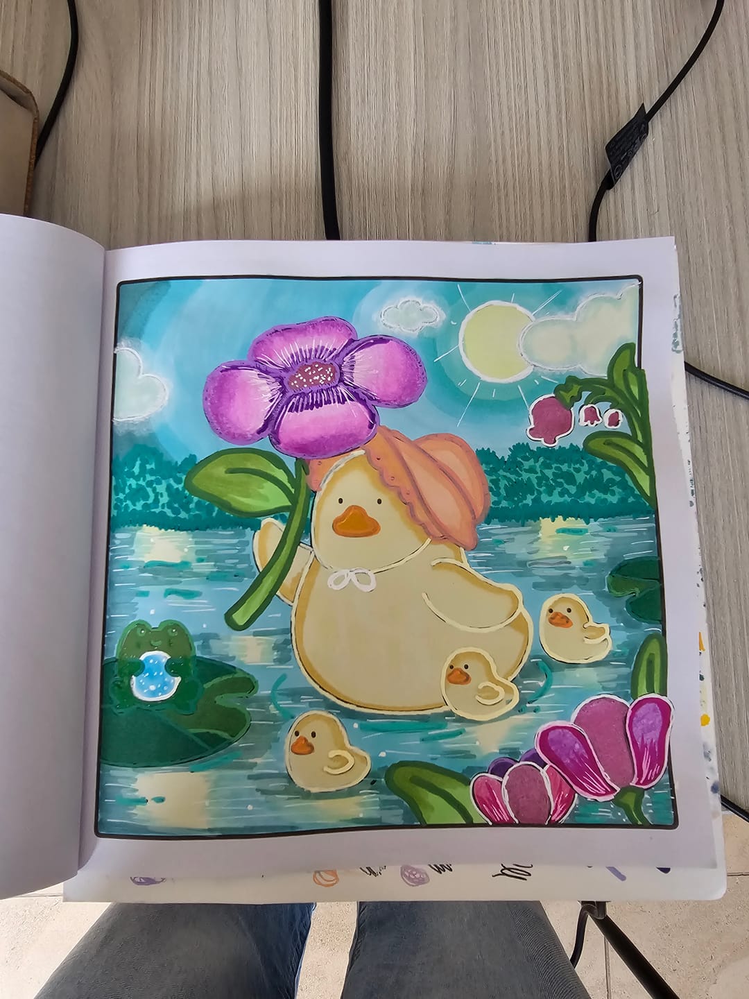 Customer photo review of Ohuhu Halawa Series 72 Colors Oil-based Colored Pencils