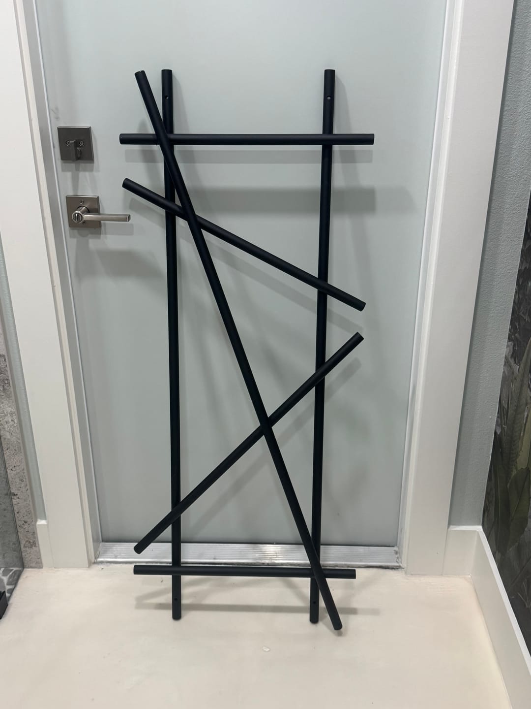 Customer photo review of Wall Mounted Branch Towel Rack & Coat Rack