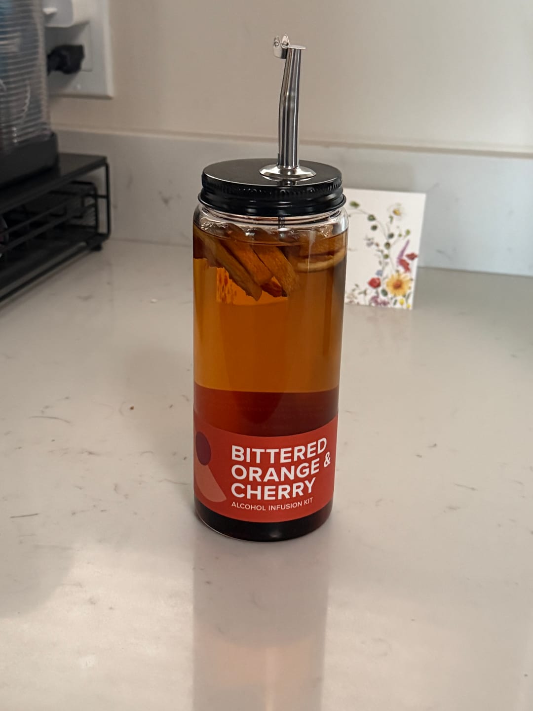 Customer photo review of Bittered Orange & Cherry  Infusion Kit
