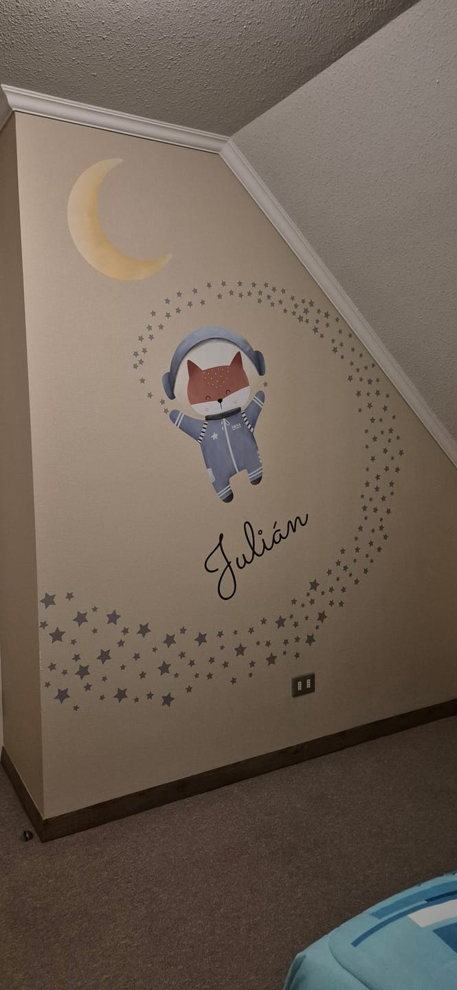 Customer photo review of Zorrito astronauta con nombre