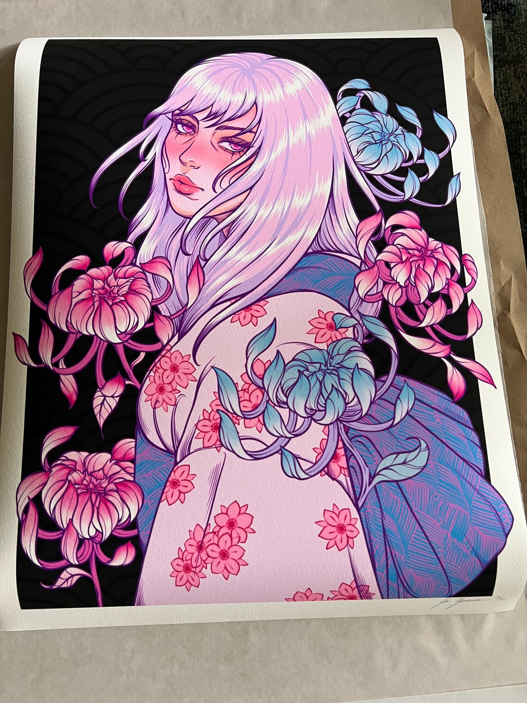 Customer photo review of SUMI 墨 - Limited Edition Print