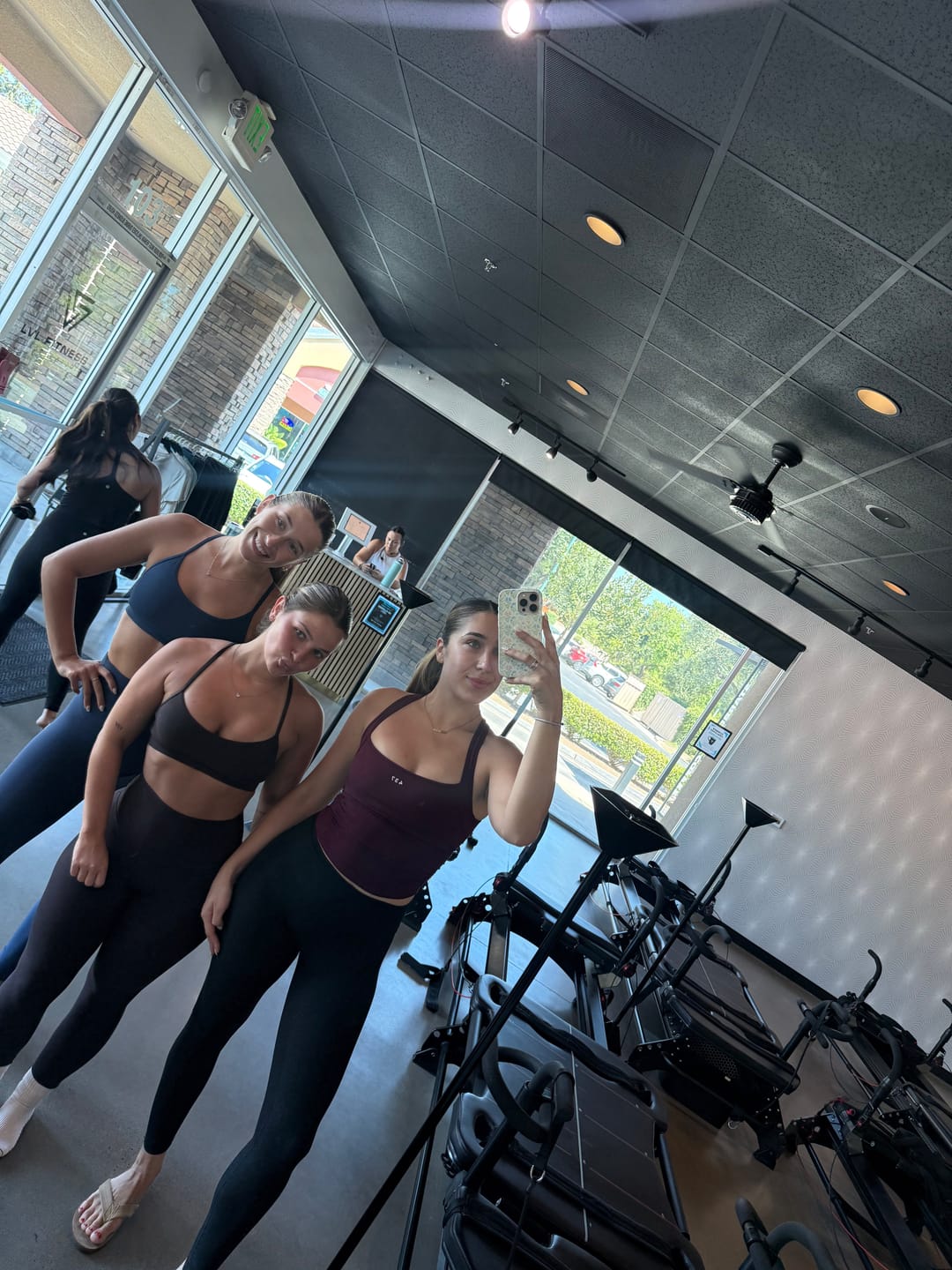 Customer photo review of The Sculpt Tank Black Cherry