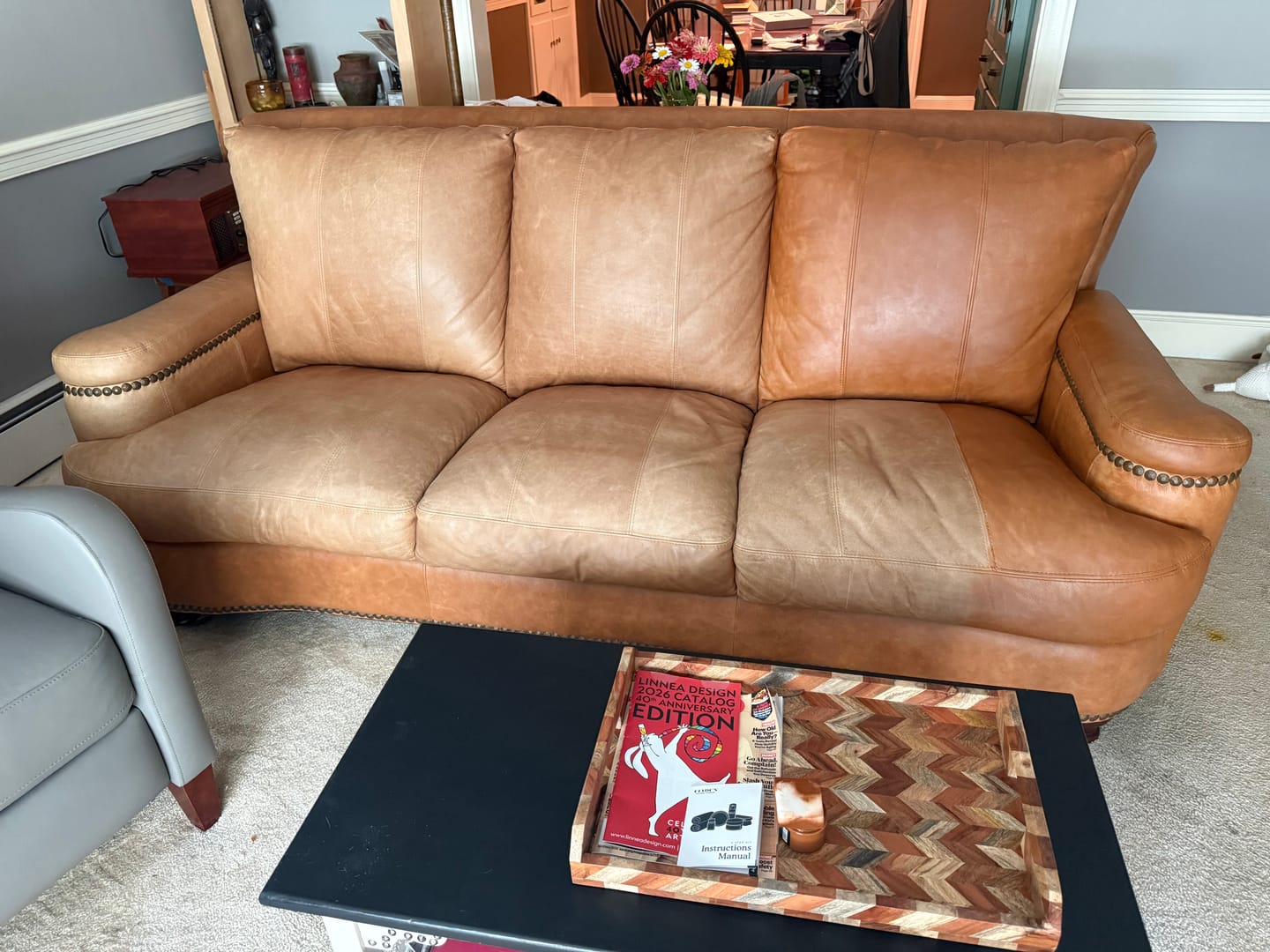 Customer photo review of Clyde’s Leather Recoloring Balm