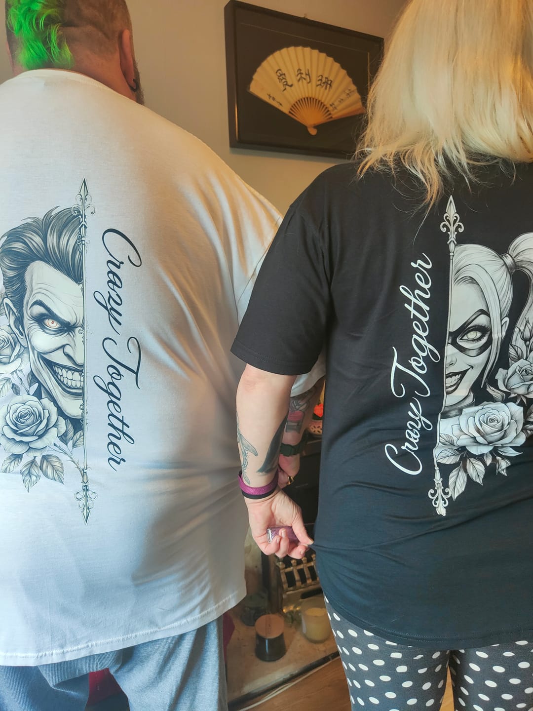 Customer photo review of Crazy together 1 - Shirt Unisex Backprint***