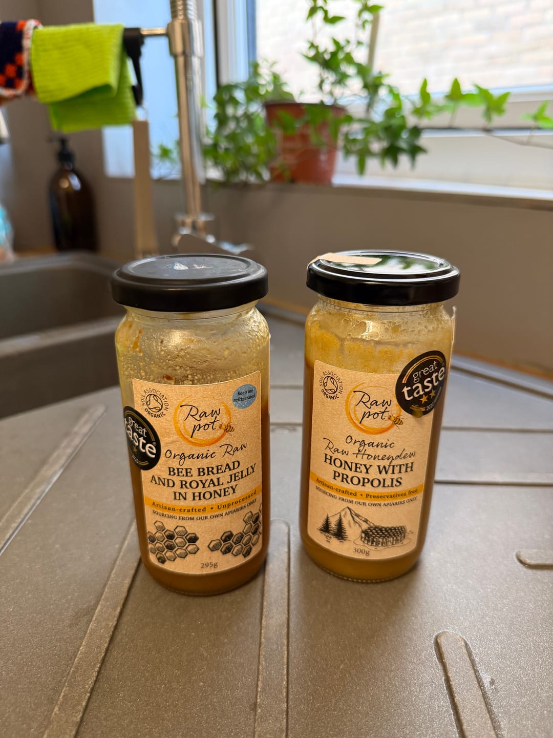 Customer photo review of Organic Honeydew Honey With Propolis