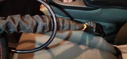 Customer photo review of Ultimate Universal Steering Lock