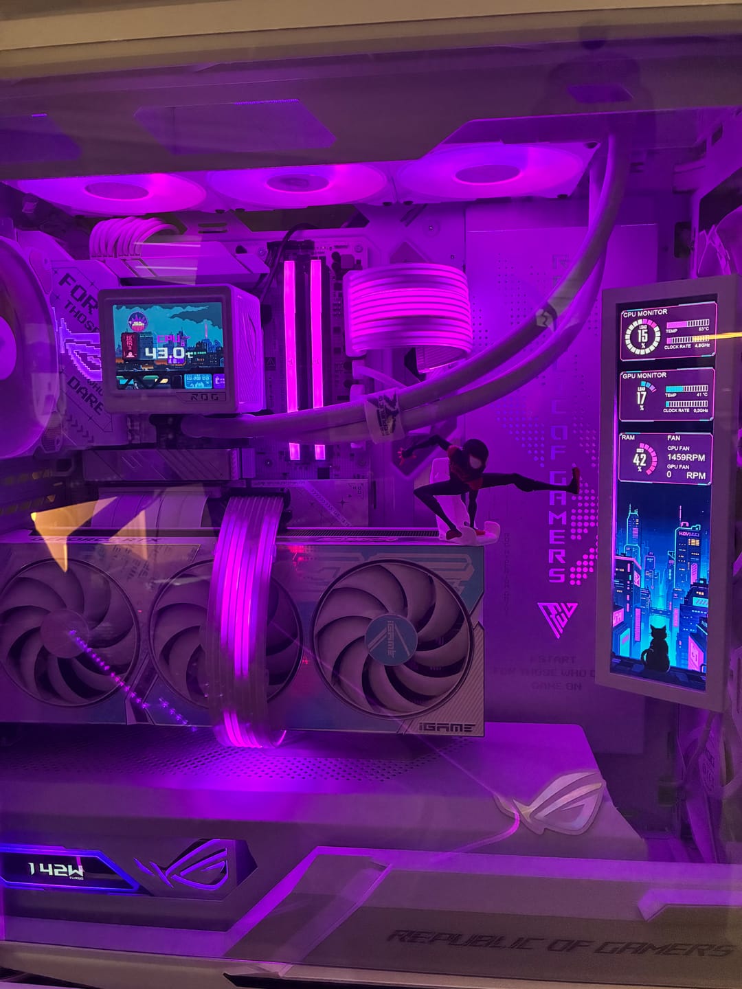 Customer photo review of AsiaHorse PCIE 4.0 16x Shielded Riser Cable