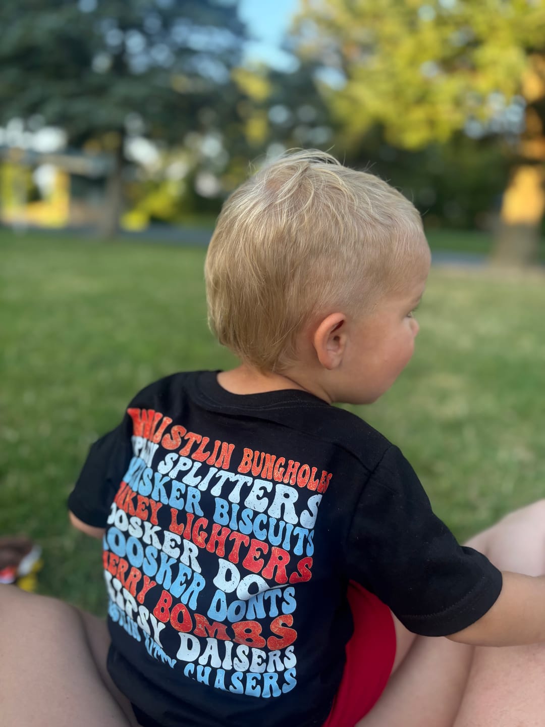 Customer photo review of Firework Stand Joe Dirt | Black Graphic T-Shirt