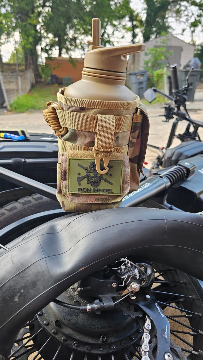 Customer photo review of 64oz Battle Bottle Water Bottles