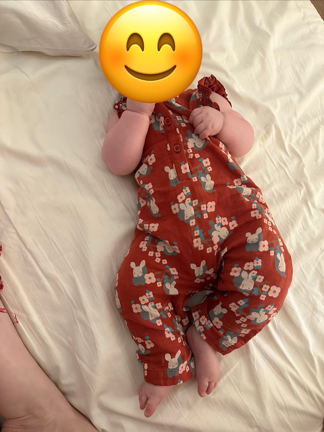 Customer photo review of Little Rabbits Frill Summer Romper