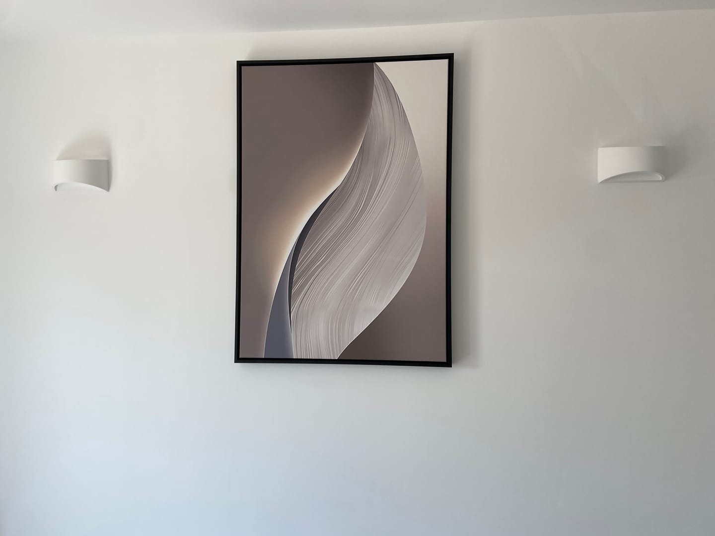 Customer photo review of WHITE LIGHT CANVAS