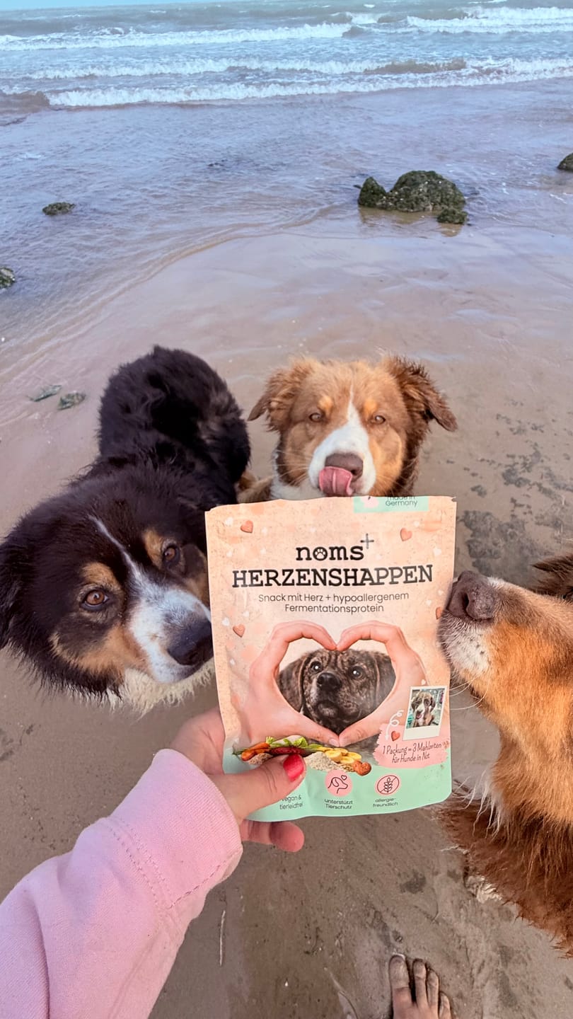 Customer photo review of Herzenshappen: Hypoallergener Soft-Snack für sensible Hunde und den Tierschutz