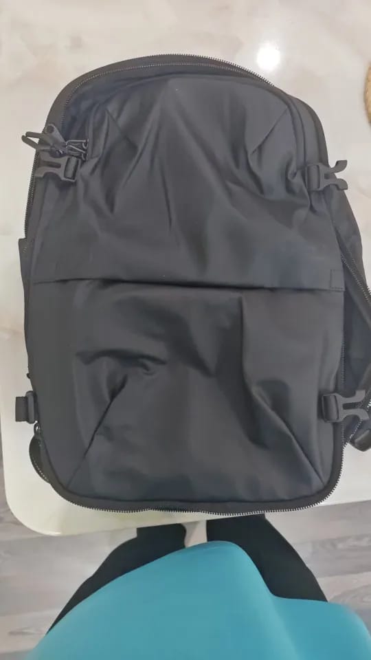 Customer photo review of Discoverer Vacuum Compression Travel Backpack 60L
