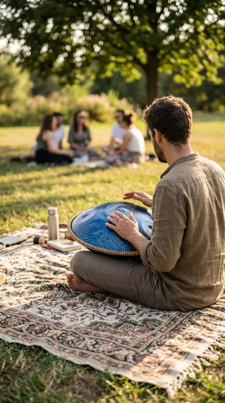 Customer photo review of Cosmos Handpan Dolwave - 9/10/12 Notes Meditation Handpan