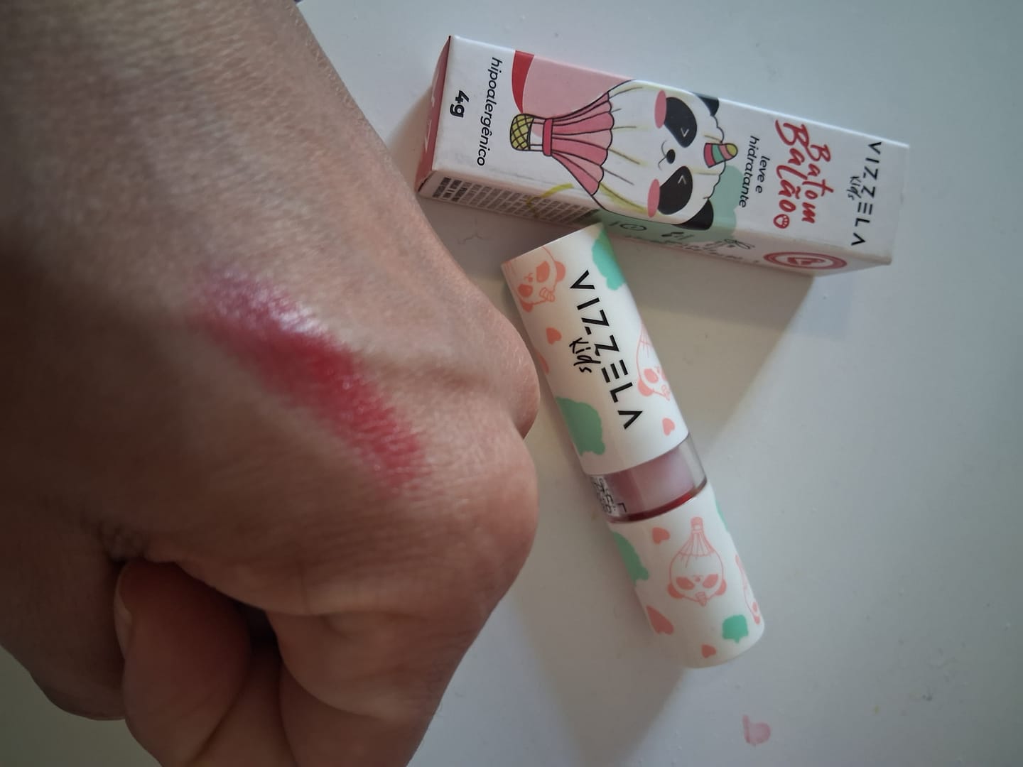 Customer photo review of Batom Infantil Balão