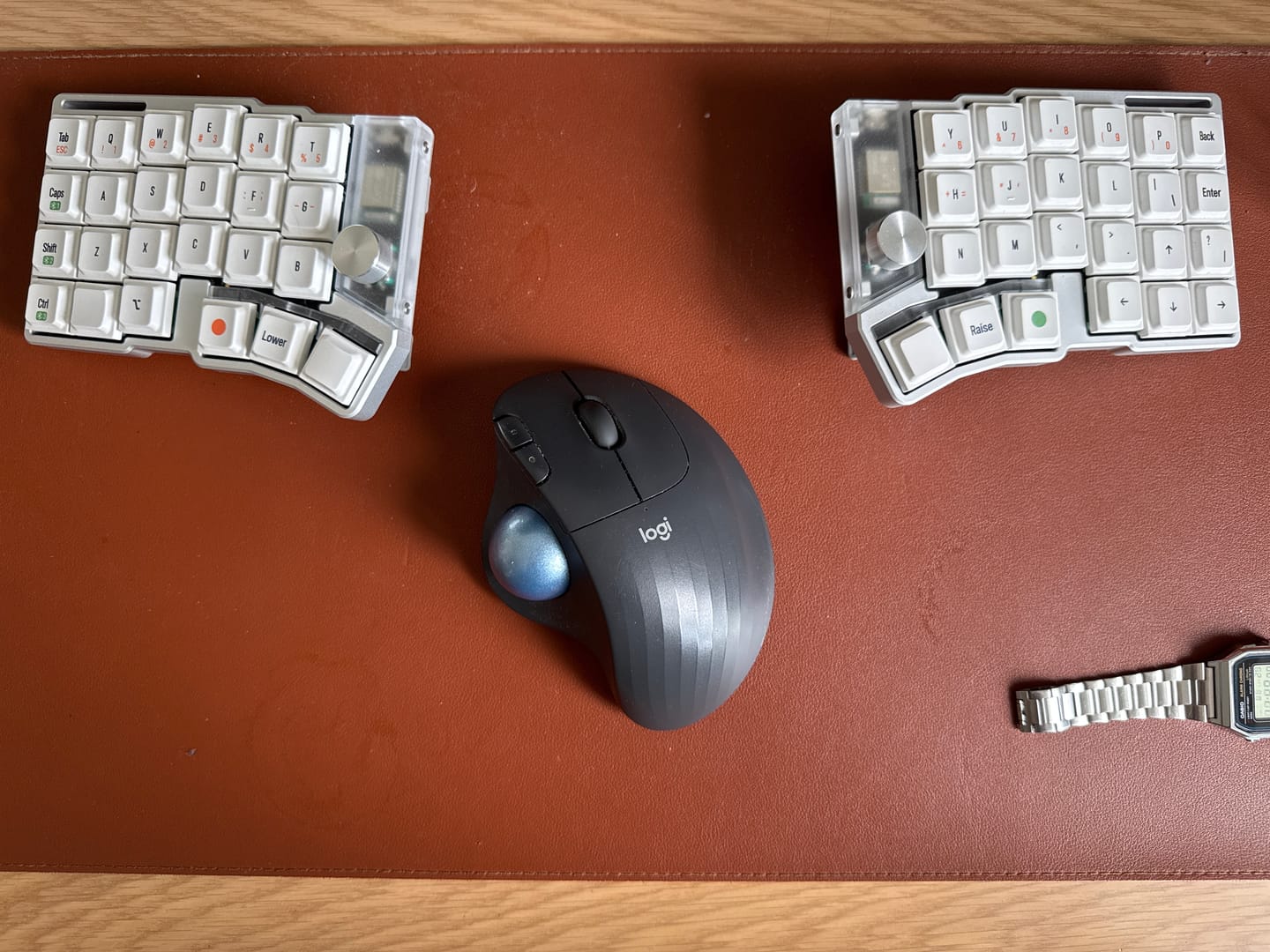 Customer photo review of Cornix - Split Low-Profile Split Ergonomic Keyboard