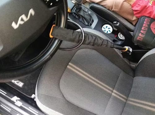 Customer photo review of Ultimate Universal Steering Lock