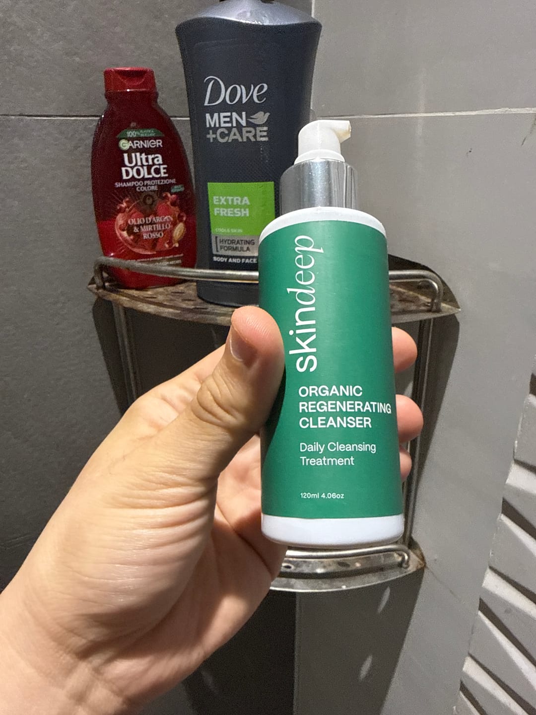 Customer photo review of ORGANIC REGENERATING FACE WASH - Daily Cleansing Treatment