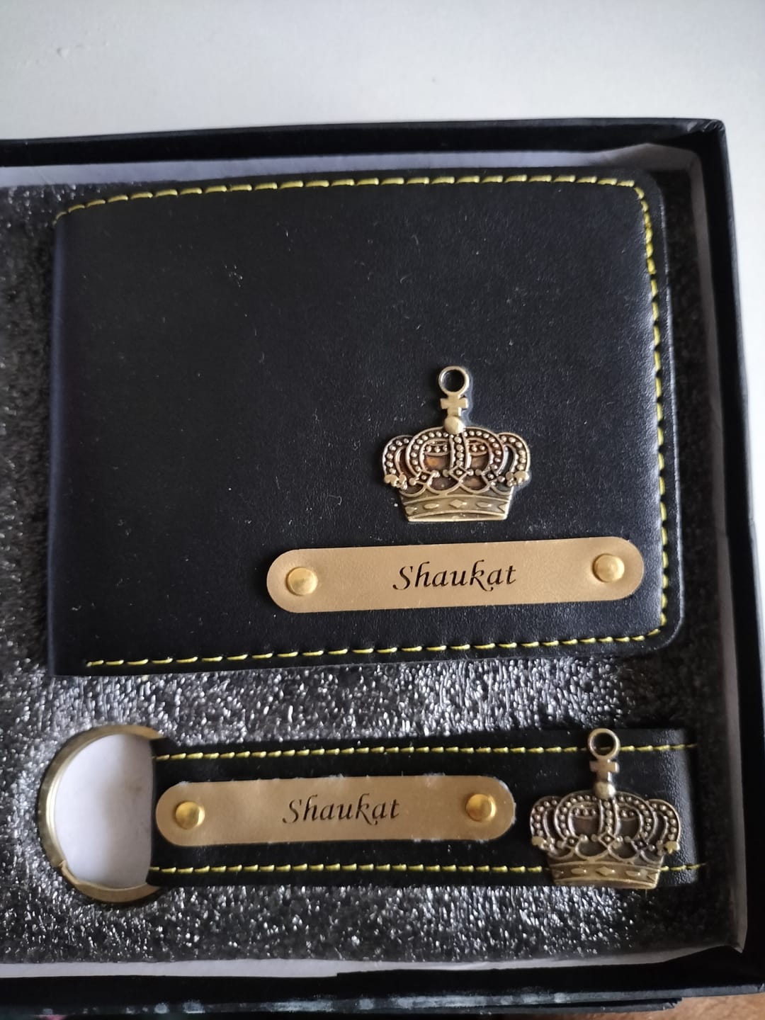 Customer photo review of Combo Of Wallet And Keychain