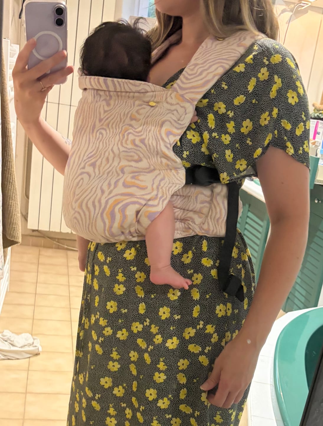 Customer photo review of Porte-bébé Exquis Psyche
