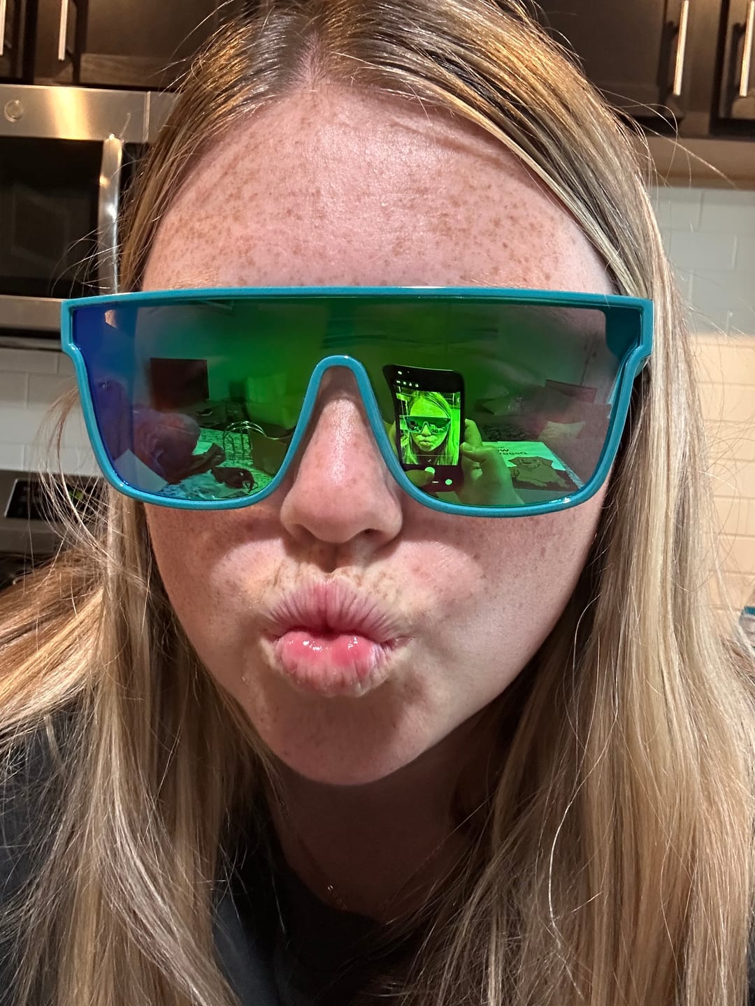 Customer photo review of 80Eighty® Polarized Bay Sunglasses