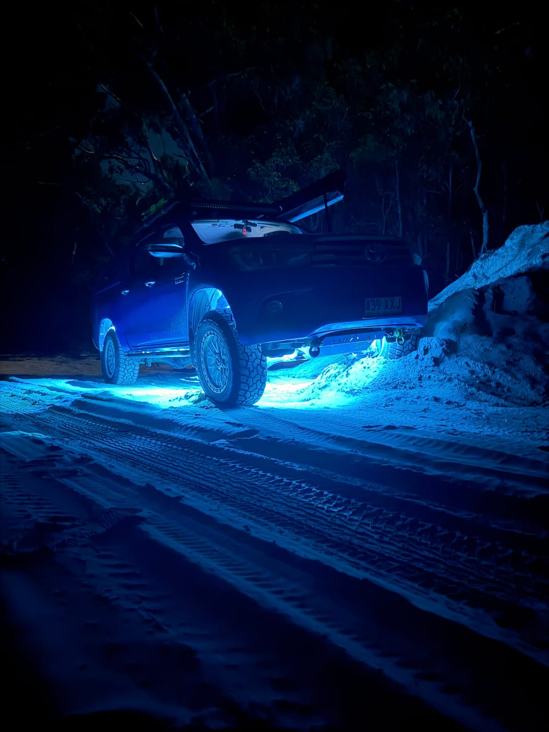Customer photo review of CX6™ RGBW Rock Lights - 8 Pack
