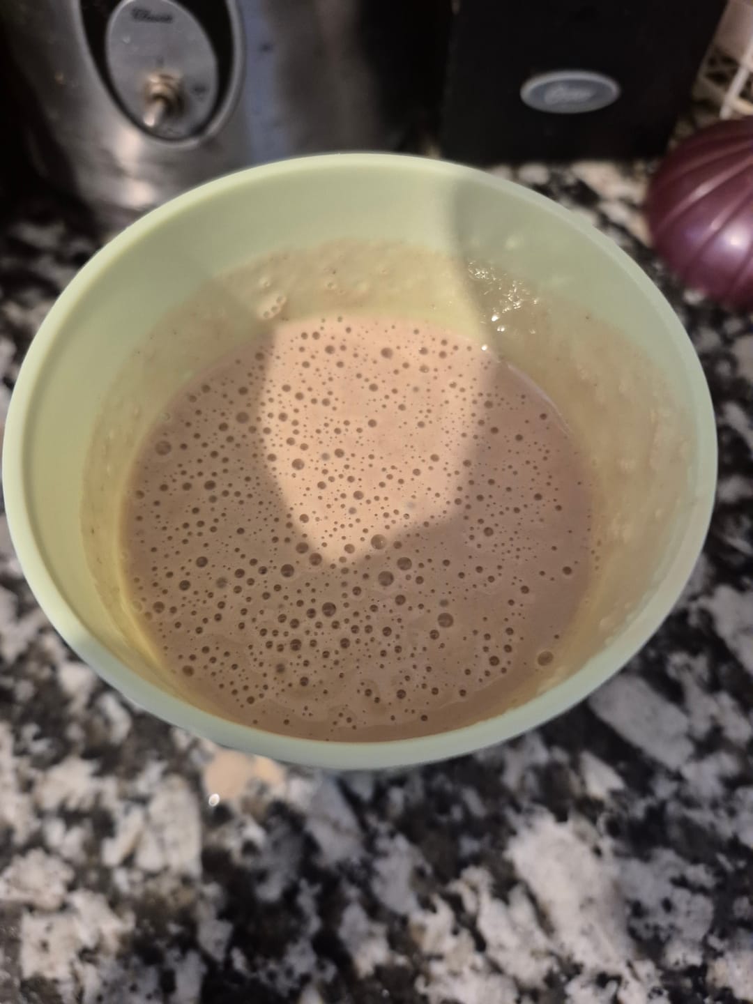 Customer photo review of Proteína FEMFIT Chocolate