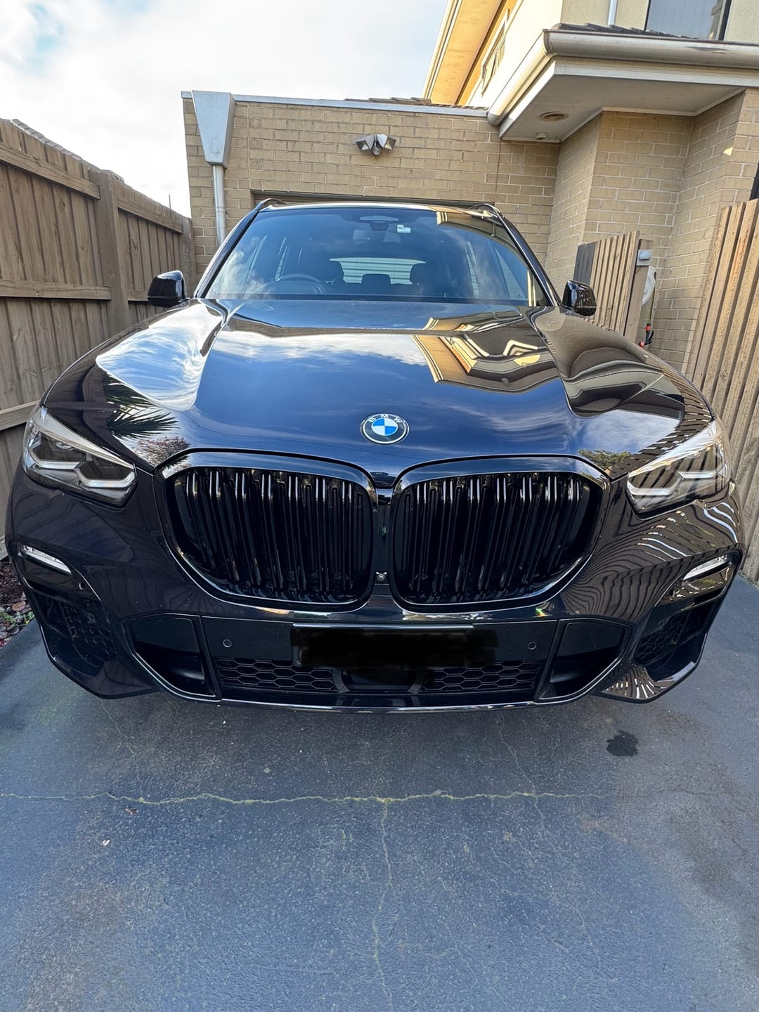 Customer photo review of ABS Glossy Black Front Kidney Grilles Fit For BMW【X5 G05 Pre-LCI】2018-2022