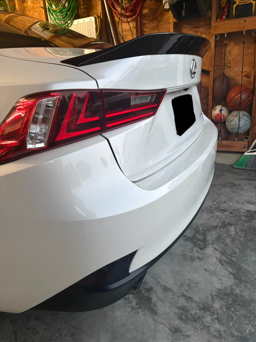 Customer photo review of 2014–2023 Lexus IS (XE30) Trunk Spoiler – Duckbill Style