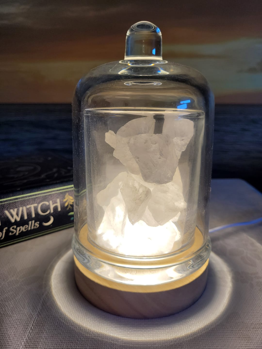 Customer photo review of Kristall-Diffusor Lampe mit LED – Duftöl Set in 5 Varianten