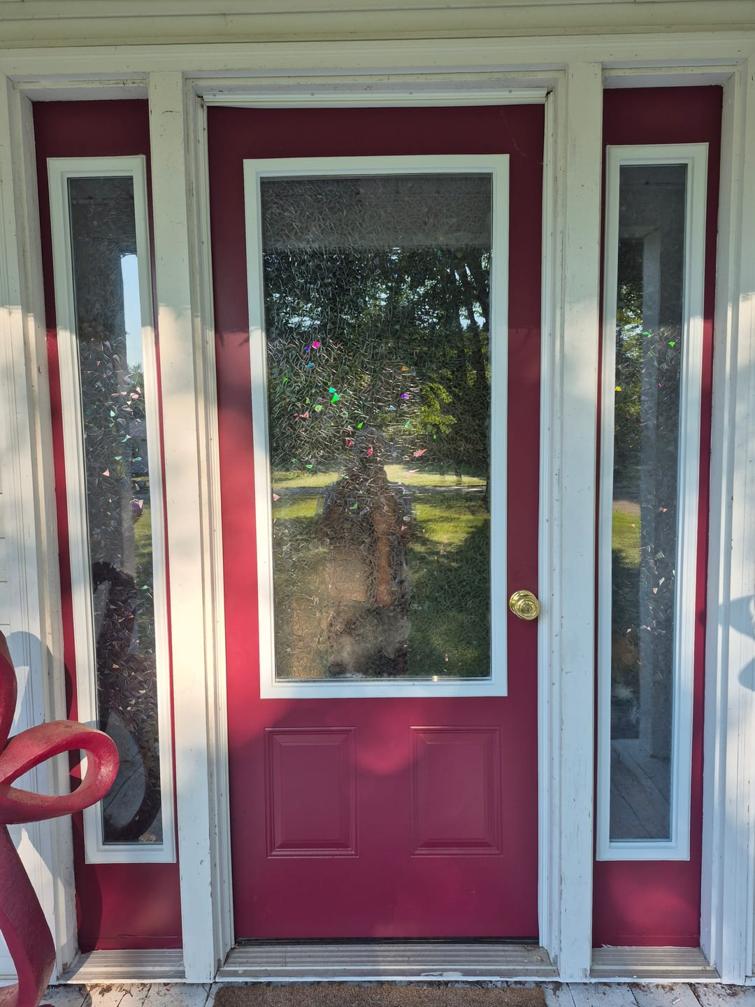 Customer photo review of Full Sidelite Frame Kit
