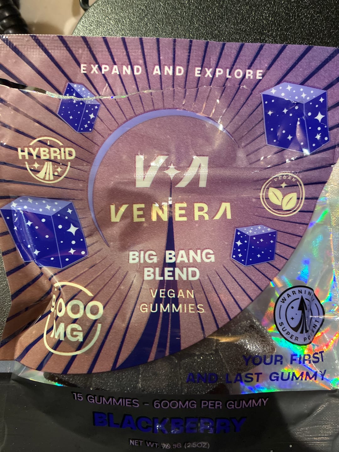 Customer photo review of D9 THCP + THCA Gummies (9,000 MG)