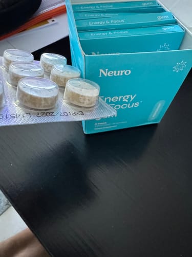 Customer photo review of Energy & Focus Gum