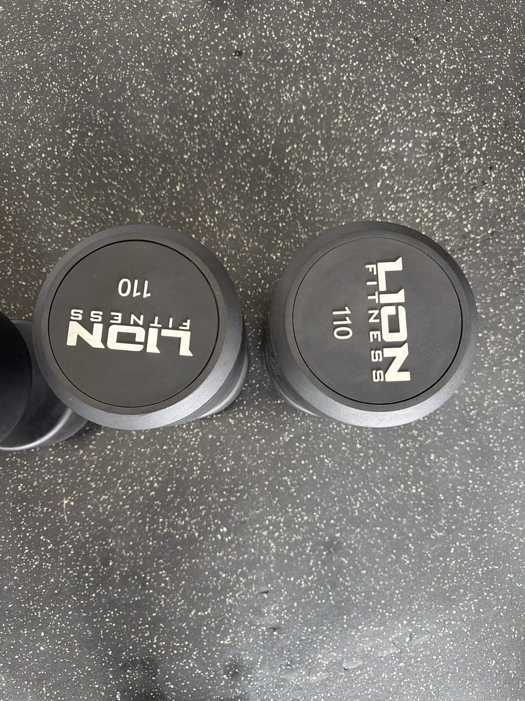 Customer photo review of Haltères Commerciaux Ronds Lion Fitness (Vendus à l'unité) 5 lb à 200 lb