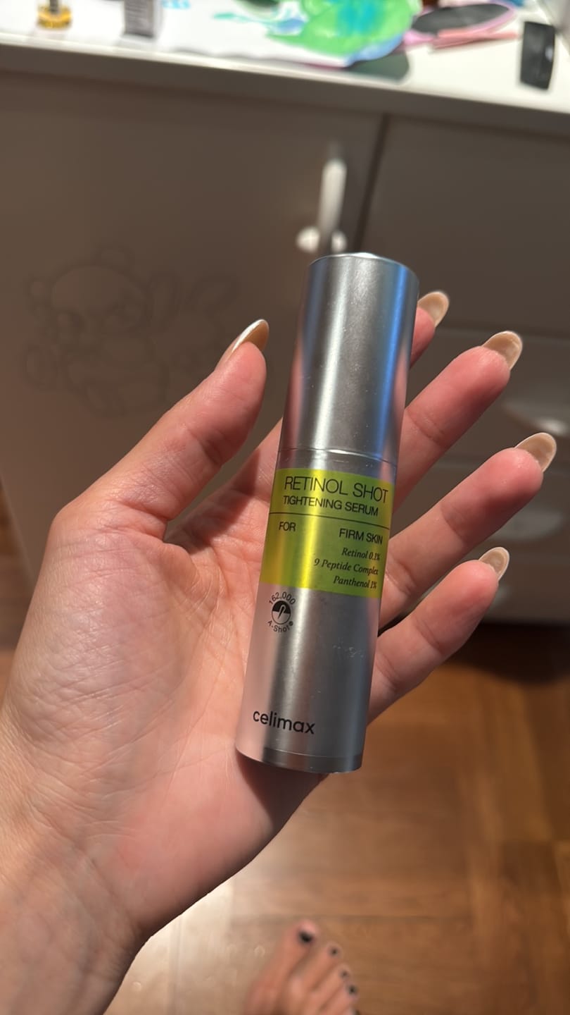 Customer photo review of Celimax The Vita A Retinol Shot Tightening Serum 30mL