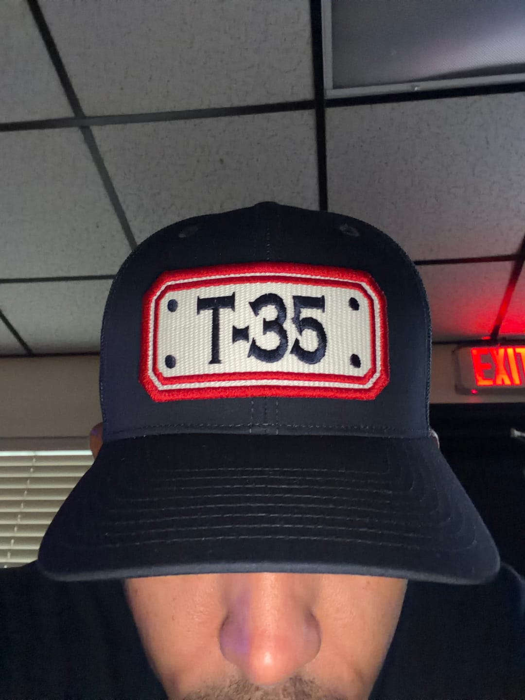 Customer photo review of SNAPBACK HOSE HAT WITH CUSTOM BACK OF HAT