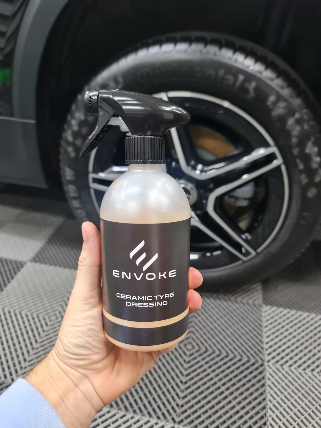 Customer photo review of Envoke Ceramic Tyre Dressing