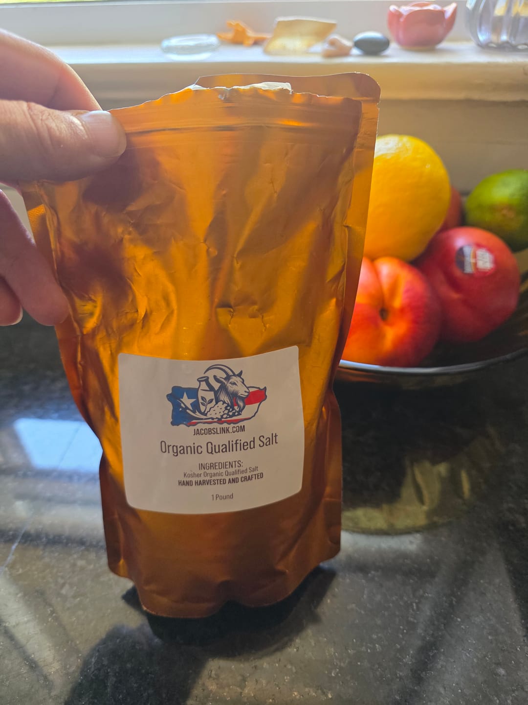 Customer photo review of Hand Harvested / Organic Qualified Salt